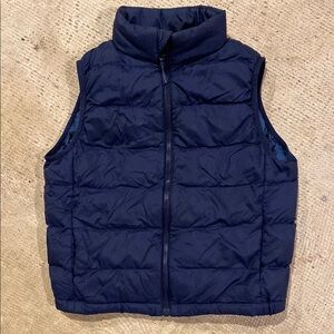 Kids Uniqlo Navy Blue Puffer Vest